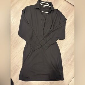 Express Women's Black Long Sleeve Dress